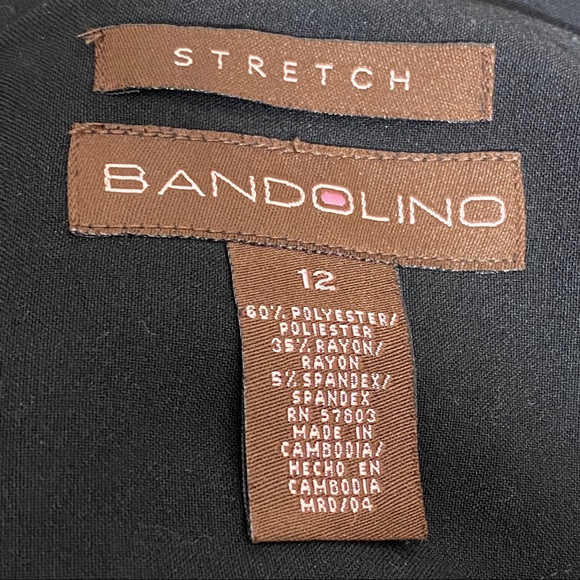 BANDOLINO pencil skirt back yoke and zip close fabric has stretch to it 12 - Picture 6 of 7